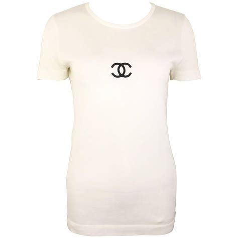 chanel blouse wit|Chanel t shirt buy online.